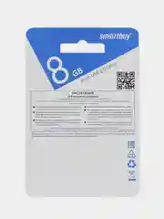 Красный флеш-накопитель USB 2.0 Smartbuy 8GB LARA