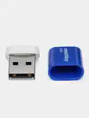 Синий флеш-накопитель USB 2.0 Smartbuy 8GB LARA