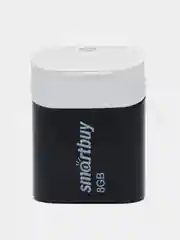 Черный флеш-накопитель USB 2.0 Smartbuy 8GB LARA