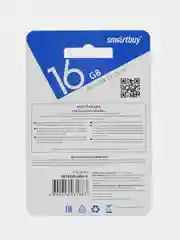 Черный флеш-накопитель USB 2.0 Smartbuy 16GB LARA