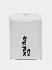 Белый флеш-накопитель USB 2.0 Smartbuy 16GB LARA