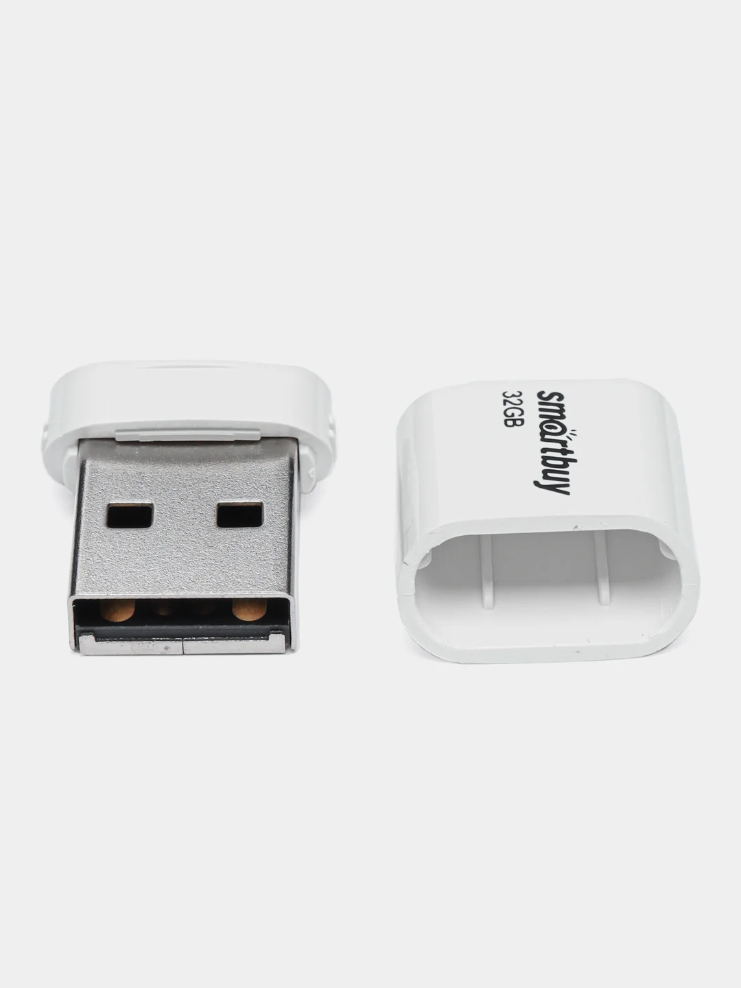 Белый флеш-накопитель USB 2.0 Smartbuy 32GB LARA