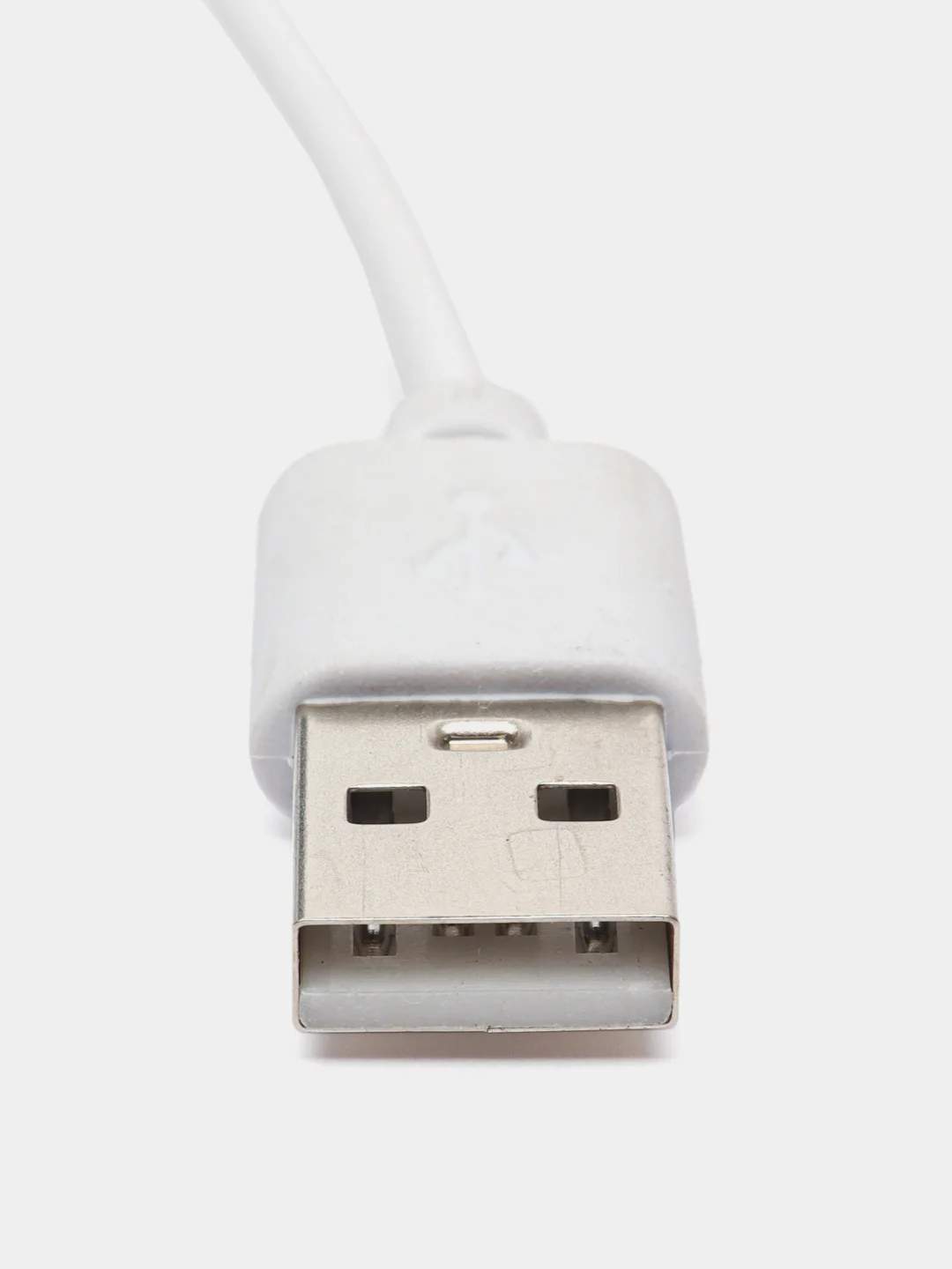 Белый настольный складной вентилятор USB