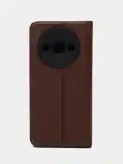Коричневый чехол-книжка Xiaomi Redmi A3, Редми А3