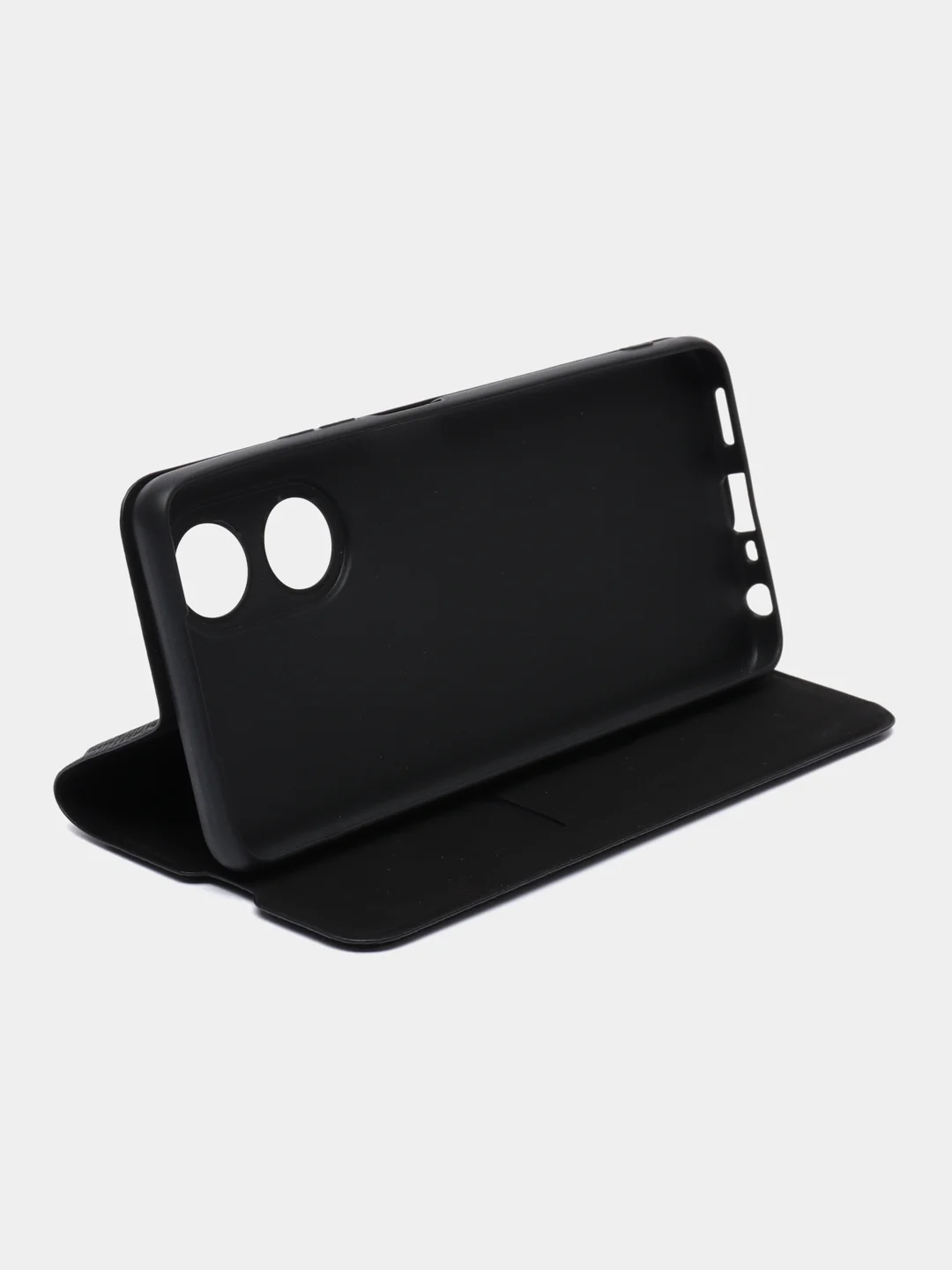 Черный чехол книжка Oppo A58 / Оппо А58
