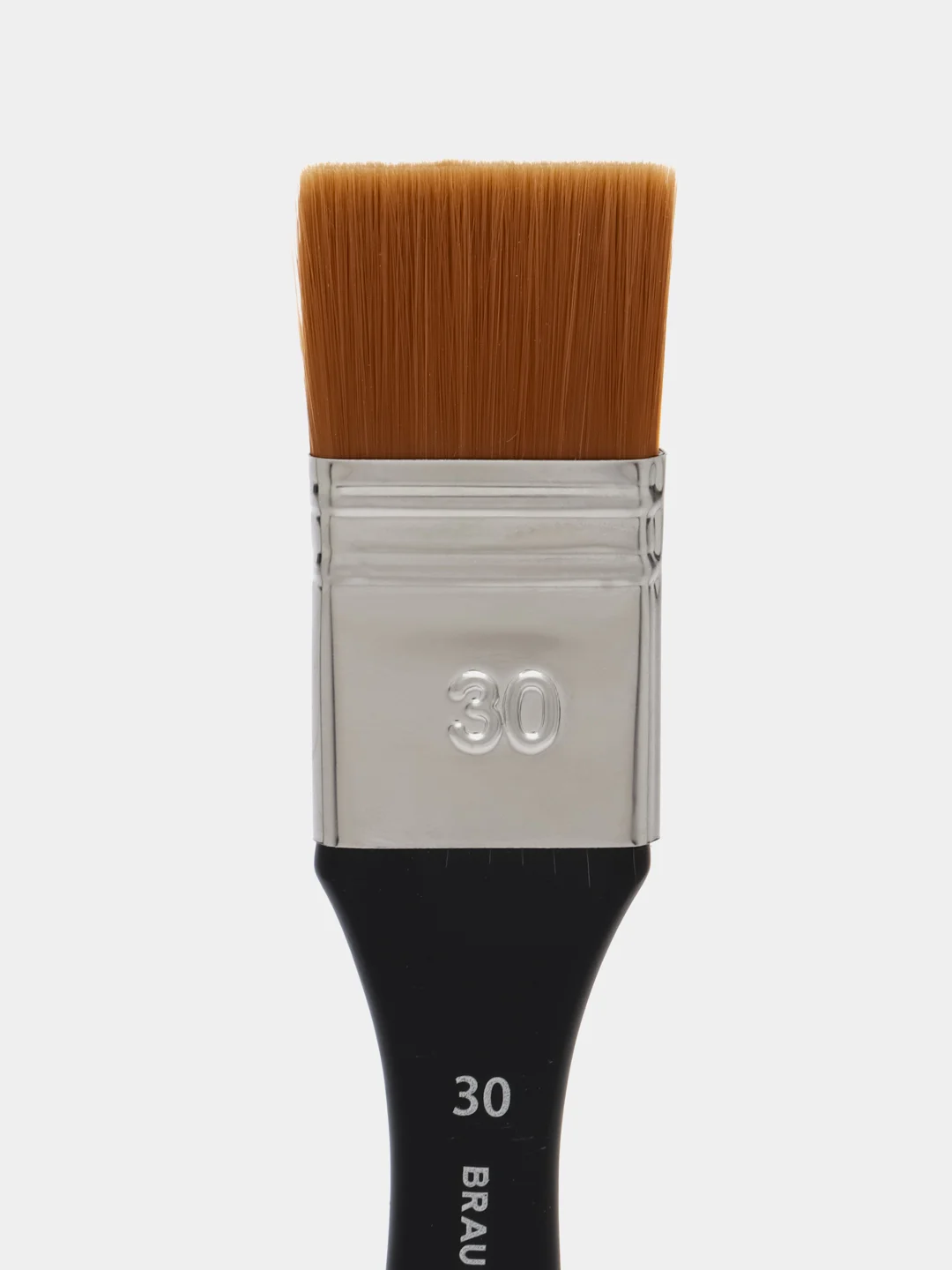 Кисть художественная профессиональная, синтетика, флейц, №30, Brauberg Art Classic, 201035