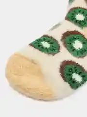 Лимонный носки детские шерстяные, вязанные, унисекс