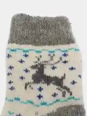 Серебряный носки детские шерстяные, вязанные, унисекс