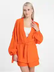 Оранжевый костюм женский летний,костюм рубашка шорты
