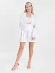 Костюм женский шелковый, атласный в пижамном стиле
