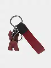 Кораллово-розовый брелок для рюкзака и ключей