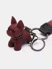 Кораллово-розовый брелок для рюкзака и ключей