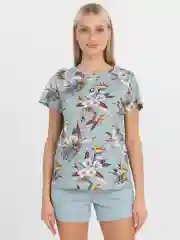 Пижама женская с шортами, большие размеры, костюм женский на лето