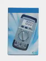 Белый мультиметр цифровой с звуковой прозвонкой, тестер (А830L)