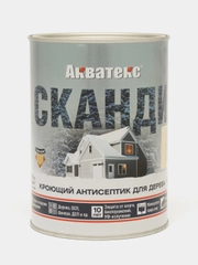 Акватекс Сканди, пропитка по дереву, цвет Топленое молоко, 0,75 л
