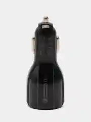 Черный автомобильное зарядное устройство 2 USB / Зарядка в прикуриватель для телефона