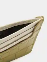 Зеленый картхолдер из Эко кожи