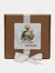 Коричневый подарочный набор для бабушки /бабули 5 разных наборов,кухонные полотенца, салфетки, хлопок