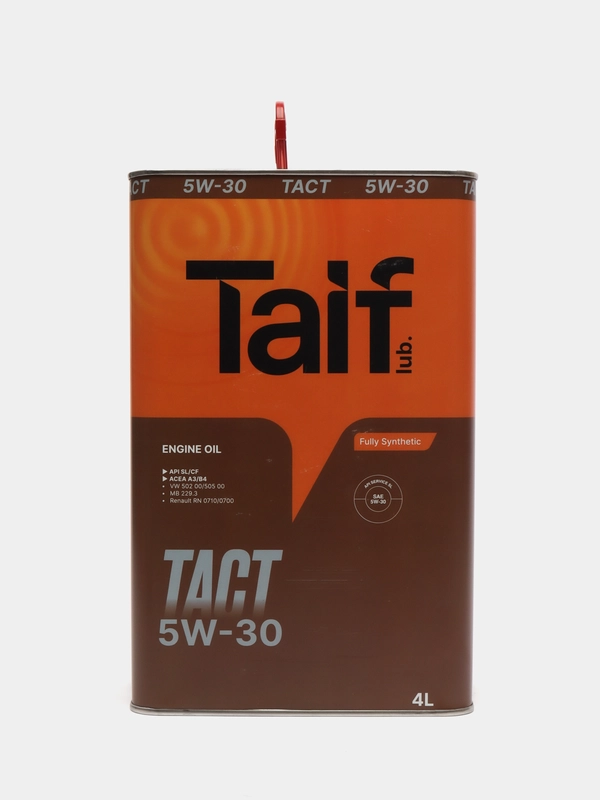 TAIF Tact, a3/b4 5W-30, масло моторное, синтетическое, 4 л