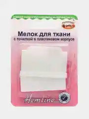 Мелок для ткани c точилкой в пластиковом корпусе, Hemline