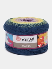 Пряжа YarnArt Flowers 55% хлопок 45% полиакрила 250г 1000 м, 1 моток цвет 257