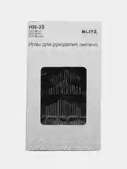 Иглы для шитья ручные "Blitz" HN-35 для рукоделия в блистере 50 шт