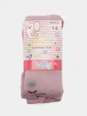 Пастельно-коралловый колготки для девочки / Колготки хлопковые