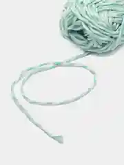 Пряжа Неоновая светящаяся в темноте салатово-белый