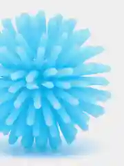 Салатовый мячик с усиками для кошек, силикон, 3,1 см
