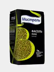 Фасоль МИСТРАЛЬ зеленая Маш, 450 г