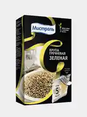 Крупа МИСТРАЛЬ гречневая ядрица Зеленая, 5х80 г