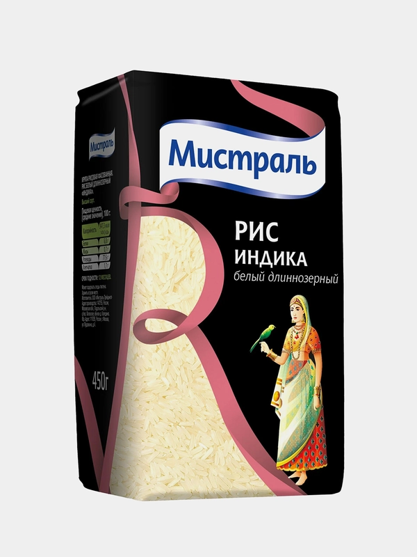 Рис МИСТРАЛЬ Индика белый длиннозерновой
