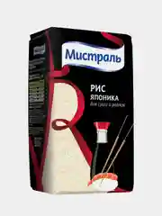 Рис МИСТРАЛЬ Японика для суши и роллов, 500 г
