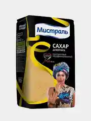 Сахар МИСТРАЛЬ тростниковый нерафинированный Демерара, 900 г