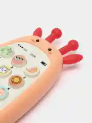 Конфетный детский музыкальный телефон прорезыватель, развивающая игрушка