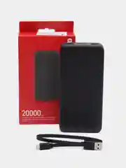Черный внешний аккумулятор Xiaomi Redmi Power Bank Fast Charge 20000 mAh PB200LZM Black