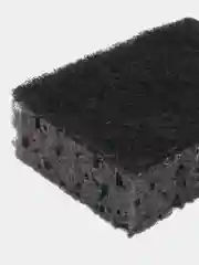 Губки черные, для мытья посуды, 2 шт