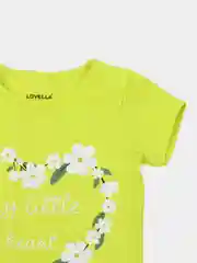 Лайм комплект детский трикотажный для девочки футболка+бриджи LOVELLA 23018