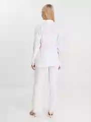 Белый костюм домашний женский,  рубашка, брюки, пижама для девушек
