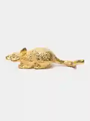 Кошельковый амулет денежная мышка золотая