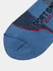 Синий носки спортивные короткие