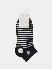 Черный носки короткые  цветных c принтом / носки Moods Shop