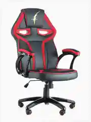 Игровое геймерское компьютерное кресло (черный, голубой, красный)