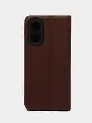 Коричневый чехол книжка Realme C67 / Реалми С67