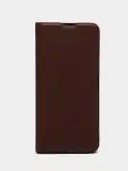 Коричневый чехол книжка Realme C67 / Реалми С67