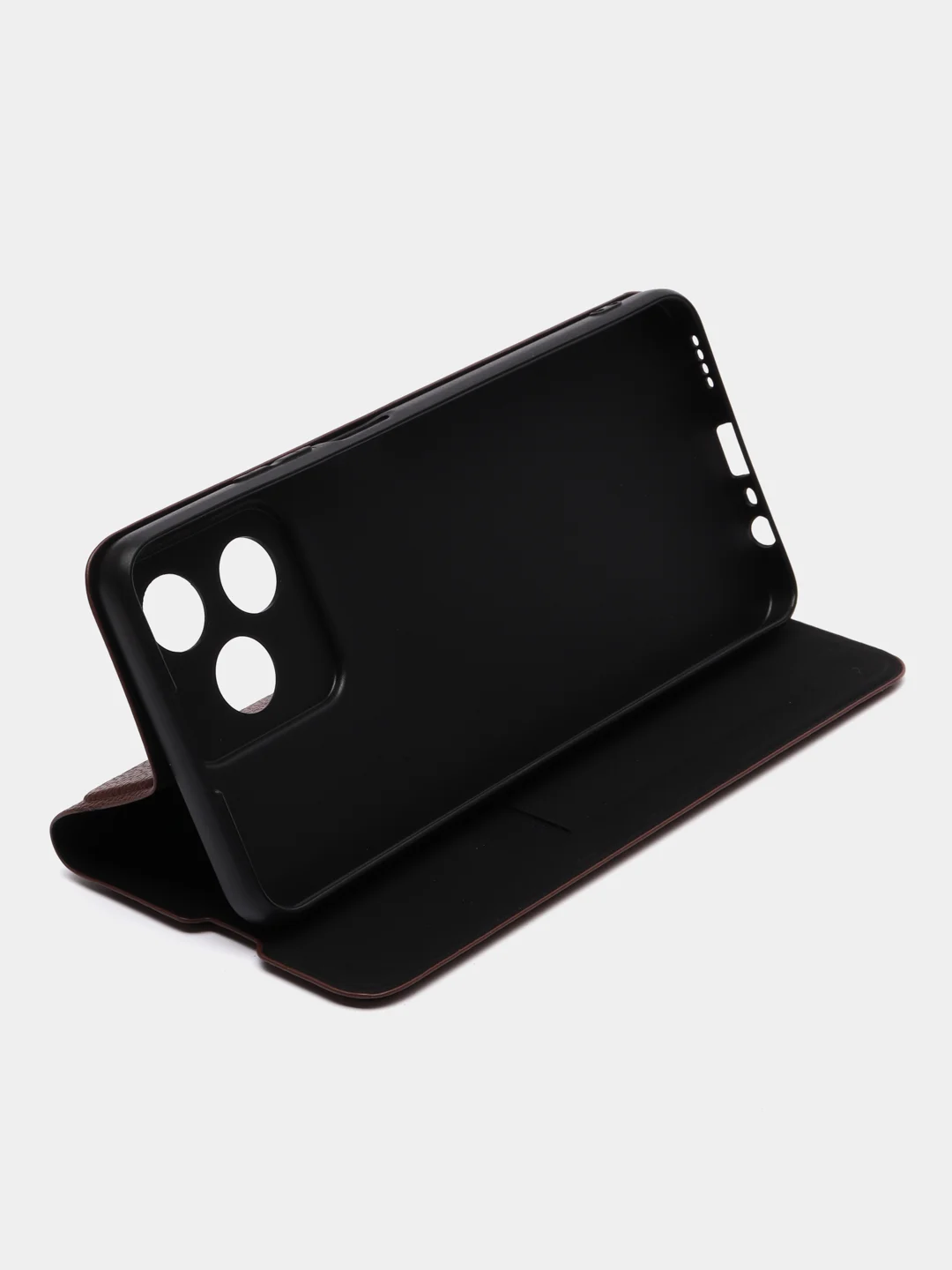 Коричневый чехол-книжка Realme C51, C53 / Реалми C51, С53 / Realme Note 50