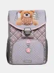 Светло-бежевый ранец школьный ErichKrause  ErgoLine 15L Teddy Bear с мешком  52590/2