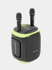 Желтый колонка Hopestar Party 130 120W с функцией TWS, двумя микрофонами, LED подсветкой