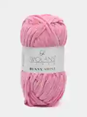Пряжа плюшевая Wolans Bunny Shine Mix № 18