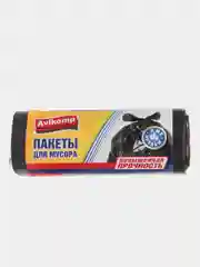 Пакеты для мусора 100шт 30л "Повышенная прочность" 9мкм